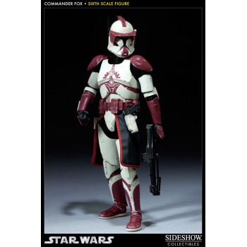 Star Wars Action Figure 1/6 Clone Commander Fox SDCC 2012 Sideshow Exclusive 30 cm
